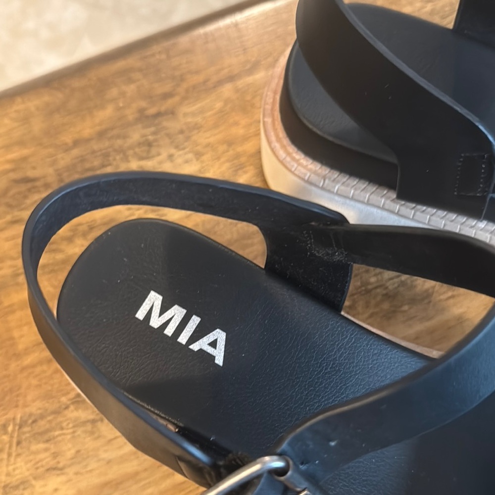 MIA Black Women's Sandals - Picture 2 of 11